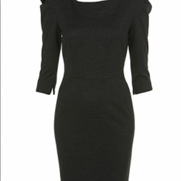 New!! Topshop, black bodycon dress XS - Picture 7 of 8